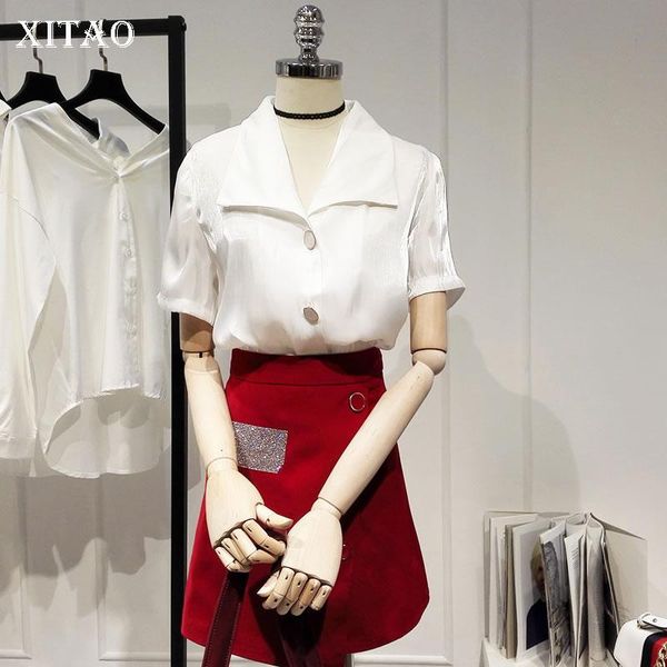 women's blouses & shirts xitao single breast blouse fashion women white 2021 summer small fresh casual style loose elegant shirt dmy511
women's blouses & shirts xitao single breast blouse fashion women white 2021 summer small fresh casual style loose elegant shirt dmy511