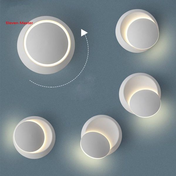 led wall lamp creative round 360 degree rotatable bedside bedroom living room aisle indoor sconce
led wall lamp creative round 360 degree rotatable bedside bedroom living room aisle indoor sconce