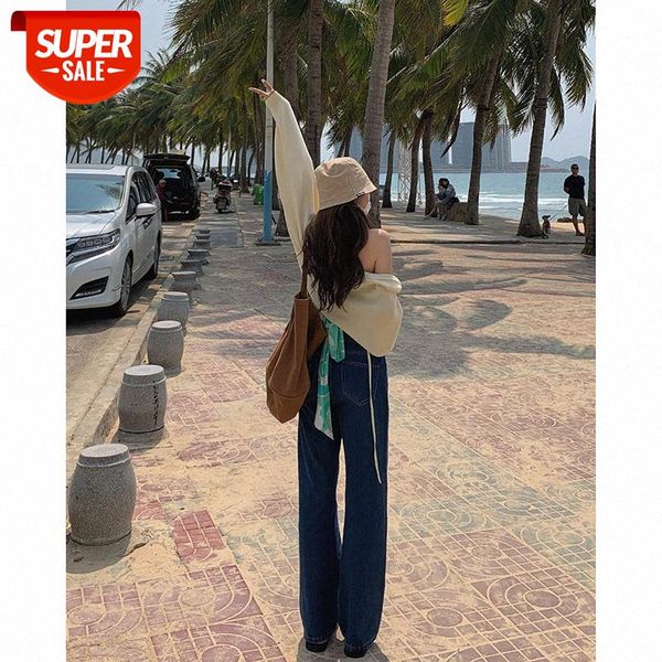 net celebrity with dark blue waist jeans female korean loose and thin 100 da straight long pants #em2k, Black;white
net celebrity with dark blue waist jeans female korean loose and thin 100 da straight long pants #em2k, Black;white
