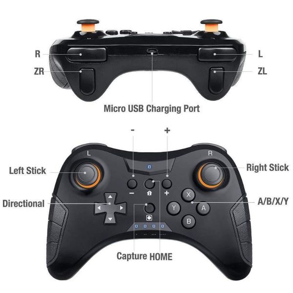game controllers & joysticks pro wireless bluetooth controller gamepad joystick for switch console android mobile phone tv box table
game controllers & joysticks pro wireless bluetooth controller gamepad joystick for switch console android mobile phone tv box table