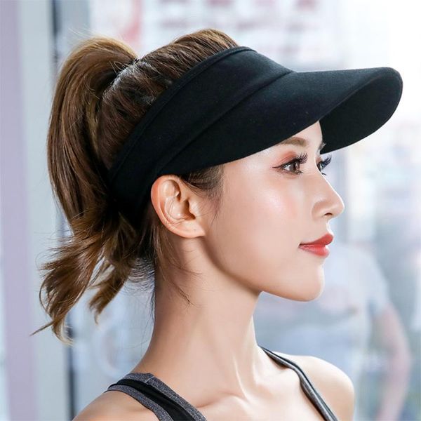 women cycling summer fashion sunproof headband casual baseball cap empty solid visor hat outdoor sports adjustable wide brim hats, Blue;gray
women cycling summer fashion sunproof headband casual baseball cap empty solid visor hat outdoor sports adjustable wide brim hats, Blue;gray