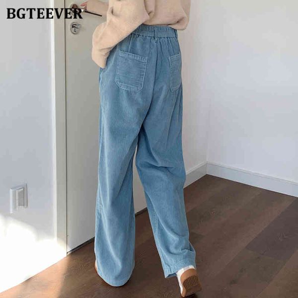 pants new casual women corduroy long pants elastic high waist pocket loose female straight leg trousers 2021 spring blue pantalon xrbx, Black;white
pants new casual women corduroy long pants elastic high waist pocket loose female straight leg trousers 2021 spring blue pantalon xrbx, Black;white