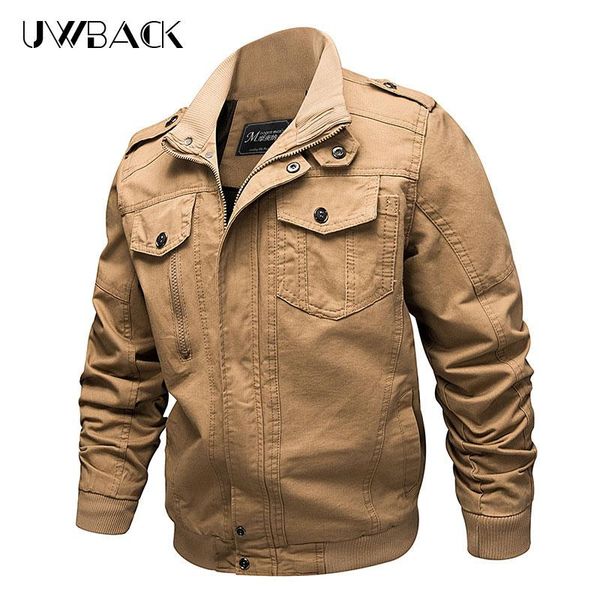men's jackets uwback 2021 autumn military men 100% cotton stand collar casual sweatshirts plus size 6xl flight coat tank jacket xaa051, Black;brown
men's jackets uwback 2021 autumn military men 100% cotton stand collar casual sweatshirts plus size 6xl flight coat tank jacket xaa051, Black;brown