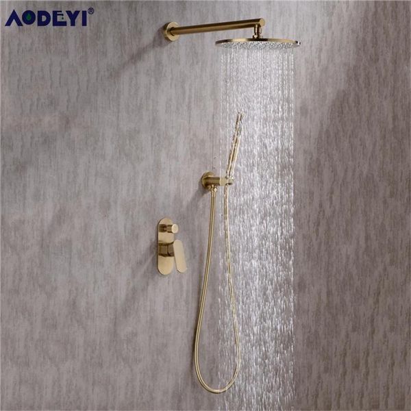 bathroom shower sets solid brass set rianfall head faucet system wall mounted arm mixer water brushed gold
bathroom shower sets solid brass set rianfall head faucet system wall mounted arm mixer water brushed gold