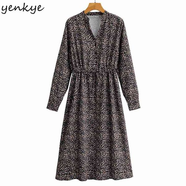 women vintage floral print casual long dress femme sleeve v neck drawstring waist a-line loose plus size robe 210514, Black;gray
women vintage floral print casual long dress femme sleeve v neck drawstring waist a-line loose plus size robe 210514, Black;gray