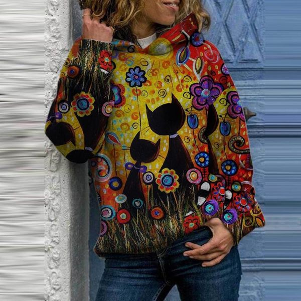 hoodie sweatshirt women hood animal printing long sleeves pullover hoodies sweatshirts ladies harajuku moletom feminino women's &, Black
hoodie sweatshirt women hood animal printing long sleeves pullover hoodies sweatshirts ladies harajuku moletom feminino women's &, Black