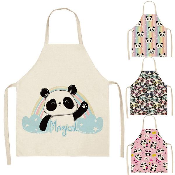 aprons 1 pcs panda kitchen for women cotton linen rainbow bibs household cleaning pinafore home cooking apron
aprons 1 pcs panda kitchen for women cotton linen rainbow bibs household cleaning pinafore home cooking apron