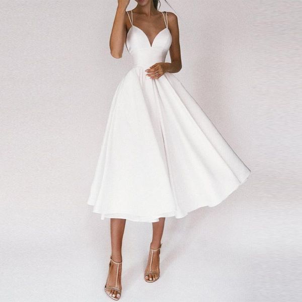 casual dresses elegant spaghetti strap solid white a line women's v neck backless beach party midi dress summer sundress, Black;gray
casual dresses elegant spaghetti strap solid white a line women's v neck backless beach party midi dress summer sundress, Black;gray