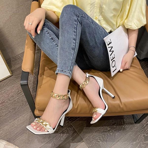 sandals bling crystal metal high heels women mules ankle strap ladies summer party runway dress zipper shoes femme, Black
sandals bling crystal metal high heels women mules ankle strap ladies summer party runway dress zipper shoes femme, Black