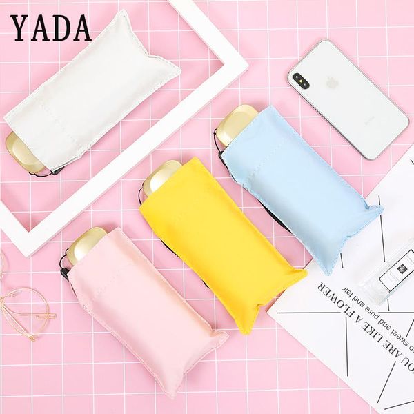 umbrellas yada folding light mini pocket umbrella parasol rainy uv five for women men anti-uv black coating gifts yd106
umbrellas yada folding light mini pocket umbrella parasol rainy uv five for women men anti-uv black coating gifts yd106