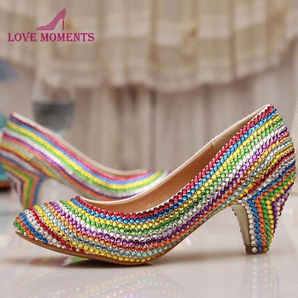 dress shoes women wedding platform pump thin handmade heels rainbow crystal bridal high heel graduation party prom, Black
dress shoes women wedding platform pump thin handmade heels rainbow crystal bridal high heel graduation party prom, Black