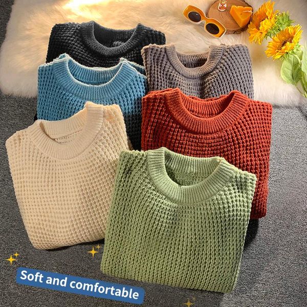 men's sweaters hfyf waffle round neck sweater fall 2021 long-sleeved loose ins trendy and women's pullover large, White;black
men's sweaters hfyf waffle round neck sweater fall 2021 long-sleeved loose ins trendy and women's pullover large, White;black