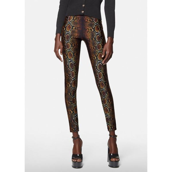 women's leggings 12.24 high end quality vintage fashion serpentine print slim women, Black
women's leggings 12.24 high end quality vintage fashion serpentine print slim women, Black
