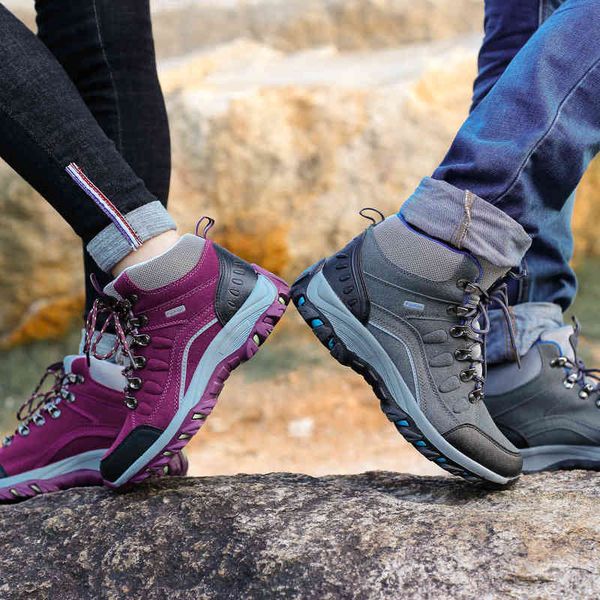 autumn and winter 2018 couple high mountaineering shoes men's plush warm outdoor cotton hiking large size tourist
autumn and winter 2018 couple high mountaineering shoes men's plush warm outdoor cotton hiking large size tourist