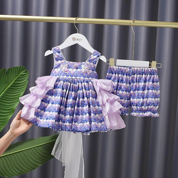 summer baby girls sweet bow dress lace vest cake bitter fleabane infants princess + shorts pants 2pcs suits kids clothing sets, White
summer baby girls sweet bow dress lace vest cake bitter fleabane infants princess + shorts pants 2pcs suits kids clothing sets, White