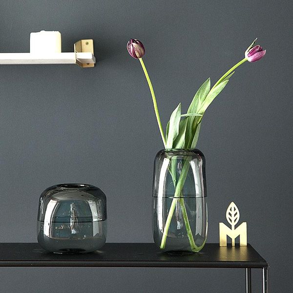 vases gray transparent glass vase decoration deskflower arrangement home living room bedroom hydroponic wedding
vases gray transparent glass vase decoration deskflower arrangement home living room bedroom hydroponic wedding