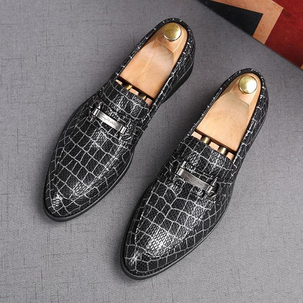 dress shoes british retro classic grid pattern pointed toe flats for men wedding homecoming oxford loafers zapatos hombre, Black
dress shoes british retro classic grid pattern pointed toe flats for men wedding homecoming oxford loafers zapatos hombre, Black