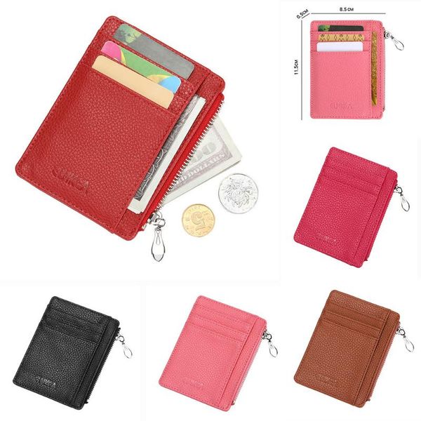 card holders bank case pouch holder purse zipper color credit leather small mini, Brown;gray
card holders bank case pouch holder purse zipper color credit leather small mini, Brown;gray