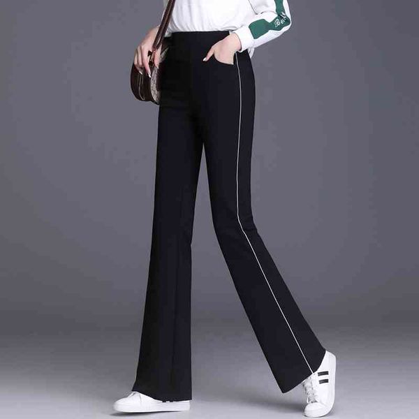 spring autumn women pants balck high waist flare pant plus size women clothes elastic waist casual women long trousers s-4xl, White
spring autumn women pants balck high waist flare pant plus size women clothes elastic waist casual women long trousers s-4xl, White