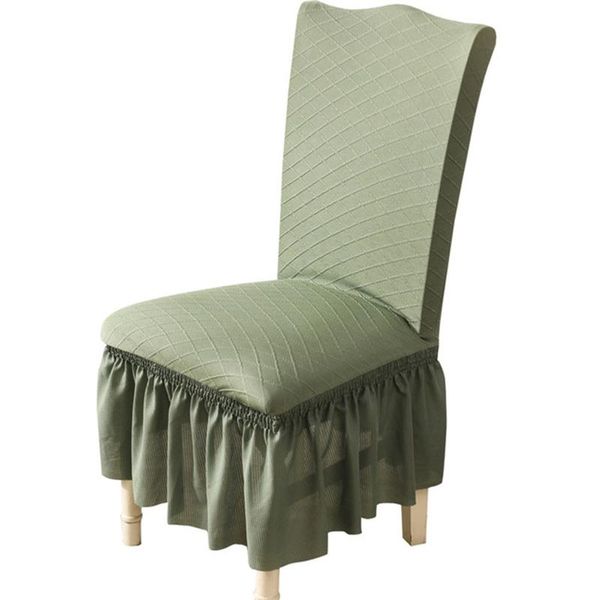 plaid with skirt dining chair cover green elastic slipcover stretch for kictchen wedding party seat covers
plaid with skirt dining chair cover green elastic slipcover stretch for kictchen wedding party seat covers