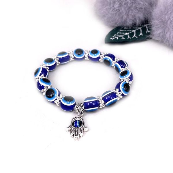 beaded, strands sell like cakes retro blue eyes hand of fatima bracelet fashion evil eye bangle accessories girl chakrayoga jewelry, Black
beaded, strands sell like cakes retro blue eyes hand of fatima bracelet fashion evil eye bangle accessories girl chakrayoga jewelry, Black