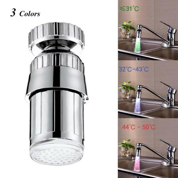 kitchen faucets led aerators water faucet tap heads adjustable temperature sensor 3 colors changing glow bathroom nozzle @ls
kitchen faucets led aerators water faucet tap heads adjustable temperature sensor 3 colors changing glow bathroom nozzle @ls