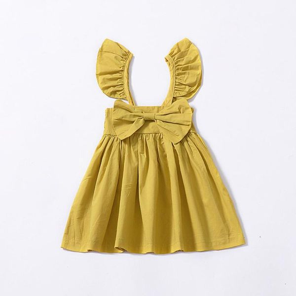 girl's dresses summer sleeveless beach dress for girls fashion big bow swing flared casual outfit children shirt sundress clothes 0-3 y, Red;yellow
girl's dresses summer sleeveless beach dress for girls fashion big bow swing flared casual outfit children shirt sundress clothes 0-3 y, Red;yellow