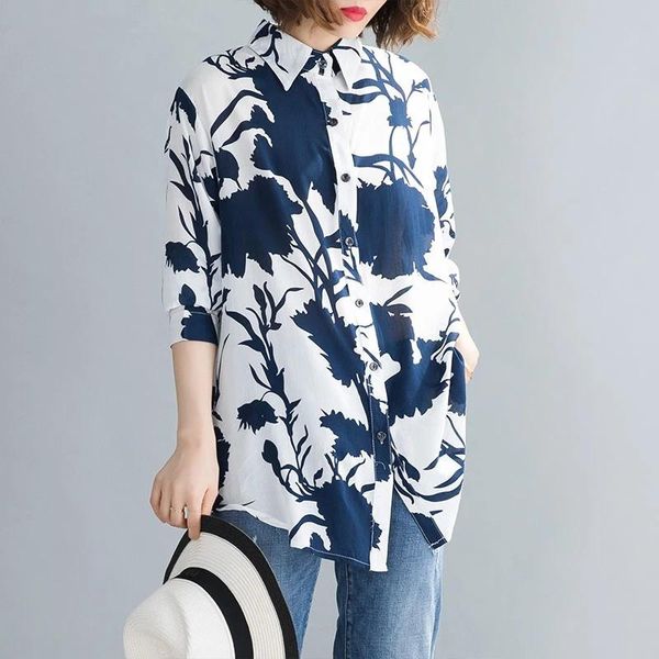 women's polos plus size women shirts spring summer lady tunic cotton casual loose print long sleeve button cardigan clothes 2021, White
women's polos plus size women shirts spring summer lady tunic cotton casual loose print long sleeve button cardigan clothes 2021, White