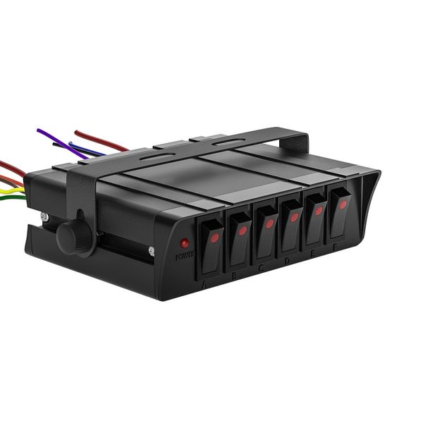 6-digit 12v dc 3pin circular switch rocker panel box control system wiring combination mounting
6-digit 12v dc 3pin circular switch rocker panel box control system wiring combination mounting