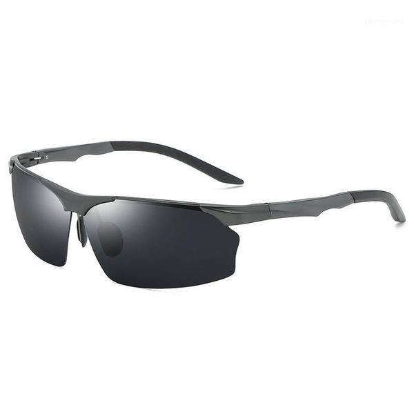 men polarized sunglasses trendy aluminum magnesium semi rimless driving glasses wholesale 8513 uv400 protection eyewear, White;black
men polarized sunglasses trendy aluminum magnesium semi rimless driving glasses wholesale 8513 uv400 protection eyewear, White;black