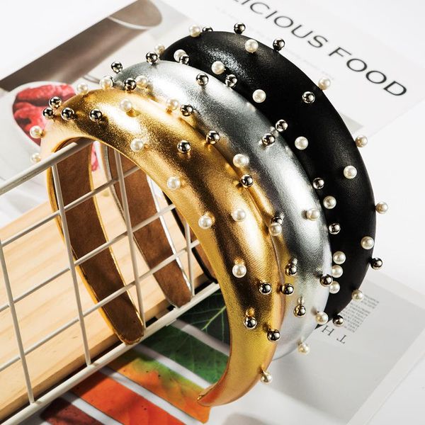 hair clips & barrettes find me black leather headband women 2021 fashion jewelry accessories creative imitation pearl beads simple round ban, Golden;silver
hair clips & barrettes find me black leather headband women 2021 fashion jewelry accessories creative imitation pearl beads simple round ban, Golden;silver