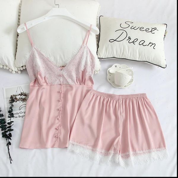 lace patchwork strap womens sleepwears amp shorts casual 2pcs soft nightwear pajamas suit sleep set home clothing negligee, Black;red
lace patchwork strap womens sleepwears amp shorts casual 2pcs soft nightwear pajamas suit sleep set home clothing negligee, Black;red