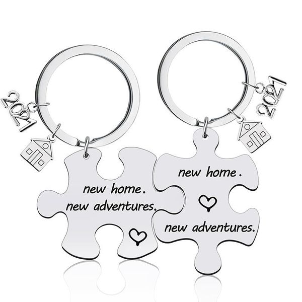 keychains couple trendy puzzel letter home adventure keychain simple stainless steel women men jewelry accessories, Silver
keychains couple trendy puzzel letter home adventure keychain simple stainless steel women men jewelry accessories, Silver
