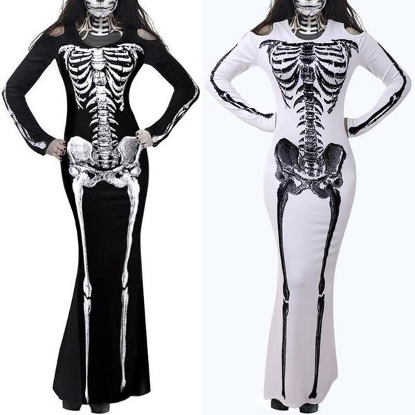 casual dresses fashions women long sleeves skeleton print bodycon dress halloween party costume, Black;gray
casual dresses fashions women long sleeves skeleton print bodycon dress halloween party costume, Black;gray