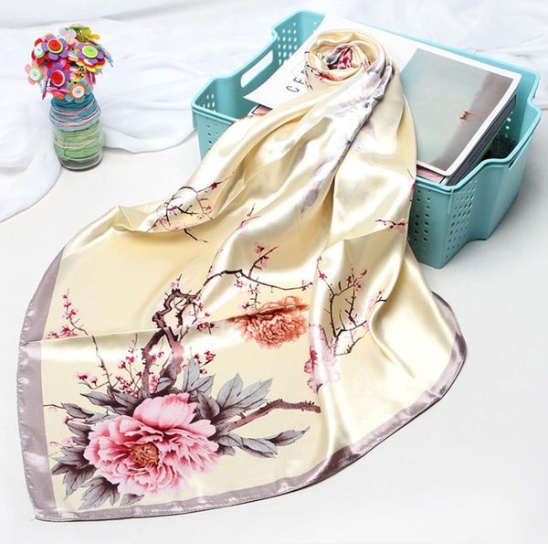 scarves women silk foulard square flower print scarf ladies satin shawl muffler pareo female for lady 90*90cm, Blue;gray
scarves women silk foulard square flower print scarf ladies satin shawl muffler pareo female for lady 90*90cm, Blue;gray