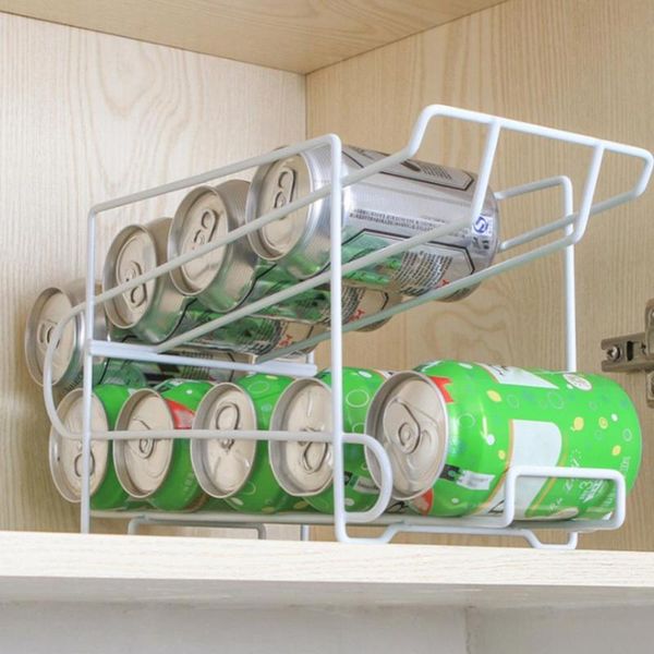 hooks & rails double-layer can soda storage rack shelf fridge organizer kitchen drink holder beer iron refrigerator
hooks & rails double-layer can soda storage rack shelf fridge organizer kitchen drink holder beer iron refrigerator