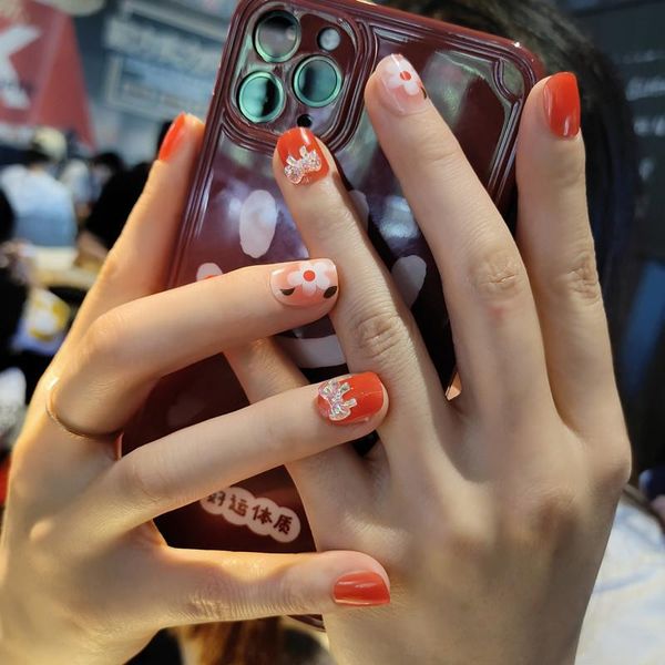 false nails 24pcs/set professional fake flower printed 3d bow glue type short paragraph fashion removable manicure artificial, Red;gold
false nails 24pcs/set professional fake flower printed 3d bow glue type short paragraph fashion removable manicure artificial, Red;gold