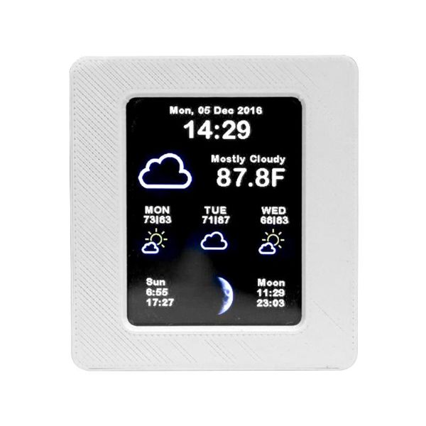 timers 2002 indoor outdoor intelligent wifi weather station report clock data tempearture display with 2.4inch tft color screen
timers 2002 indoor outdoor intelligent wifi weather station report clock data tempearture display with 2.4inch tft color screen