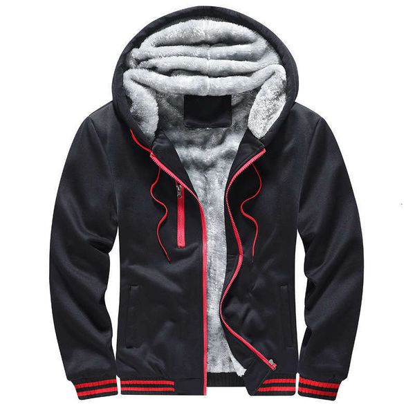 hoodies & sweatshirts men's winter splicing thickened hooded sweater for teenagers, Black
hoodies & sweatshirts men's winter splicing thickened hooded sweater for teenagers, Black