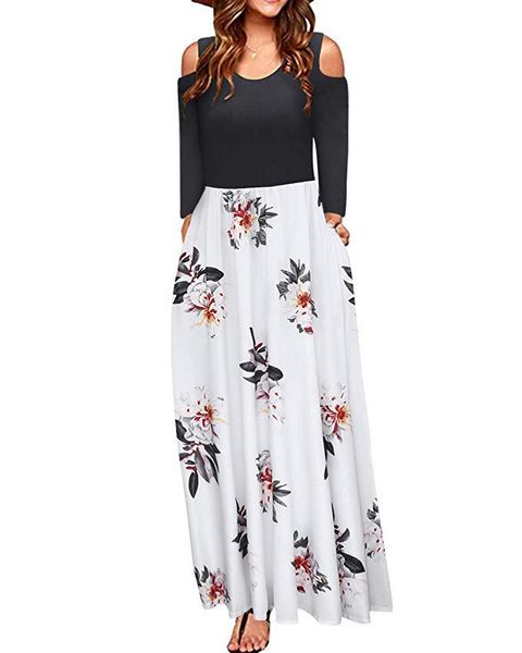 casual dresses women clothes women's cold shoulder floral print elegant maxi short sleeve dress with pocket harajuku ladies, Black;gray
casual dresses women clothes women's cold shoulder floral print elegant maxi short sleeve dress with pocket harajuku ladies, Black;gray