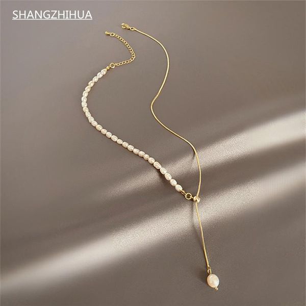 pendant necklaces natural pearl necklace for women's summer light luxury design sense of 2021 clavicle chain advanced accessories, Silver
pendant necklaces natural pearl necklace for women's summer light luxury design sense of 2021 clavicle chain advanced accessories, Silver