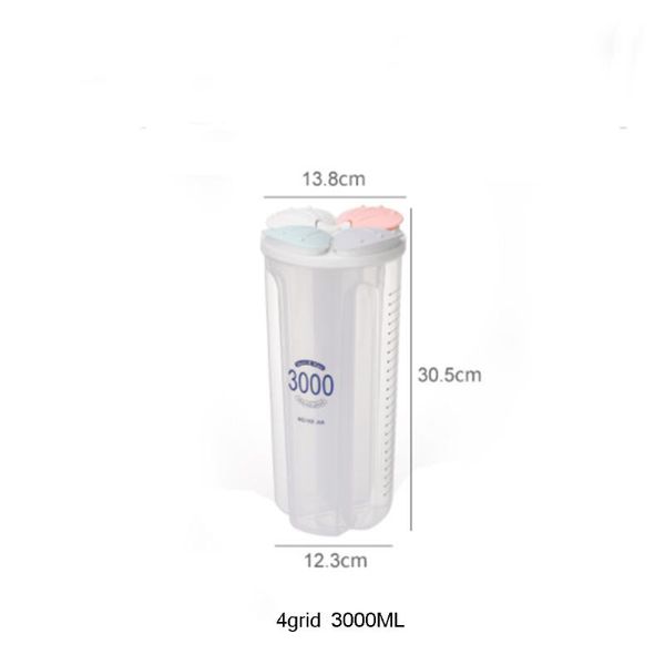 storage bottles & jars 1 pcs kitchen tank sealed box compartment transparent plastic
storage bottles & jars 1 pcs kitchen tank sealed box compartment transparent plastic