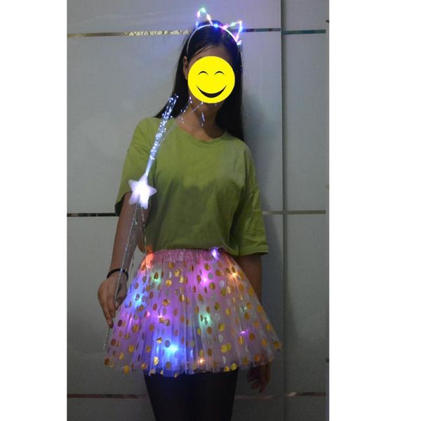 party decoration girls led light up tutu skirt neon colorful luminous dance dress festival crown cat cosplay costume stage wear
party decoration girls led light up tutu skirt neon colorful luminous dance dress festival crown cat cosplay costume stage wear