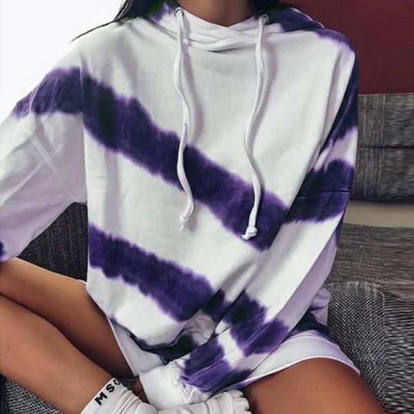 women's fall stripes swearshirts long sleeve hooded tie dye pullover loose casual hoodies spring ladies blouse plus size & sweatshirts, Black
women's fall stripes swearshirts long sleeve hooded tie dye pullover loose casual hoodies spring ladies blouse plus size & sweatshirts, Black