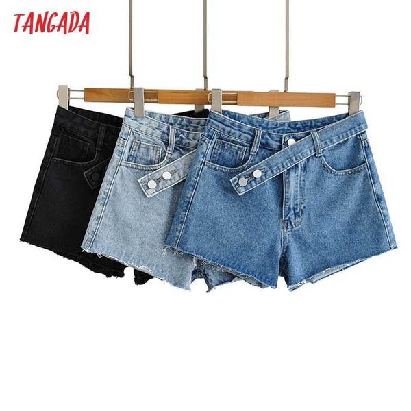 tangada women denim shorts with slash summer vintage high elastic waist female short pants mujer 2a14 210609, White;black
tangada women denim shorts with slash summer vintage high elastic waist female short pants mujer 2a14 210609, White;black