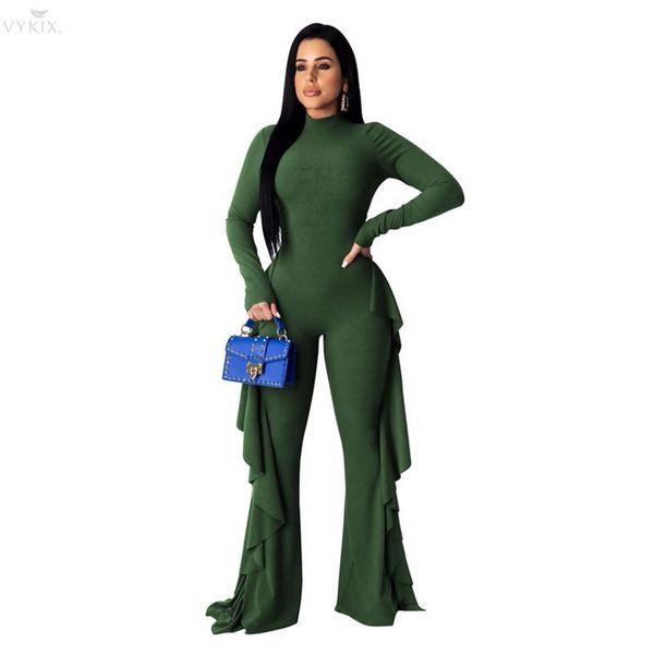 women's jumpsuits & rompers casual elegant jumpsuit long sleeve turtleneck solid women overalls trousers party ruffle streetwear club s, Black;white
women's jumpsuits & rompers casual elegant jumpsuit long sleeve turtleneck solid women overalls trousers party ruffle streetwear club s, Black;white