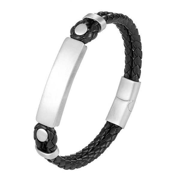classic men jewelry leather bracelet women stainless steel magnetic clasps wristband charm hand chain christmas present link,, Black
classic men jewelry leather bracelet women stainless steel magnetic clasps wristband charm hand chain christmas present link,, Black