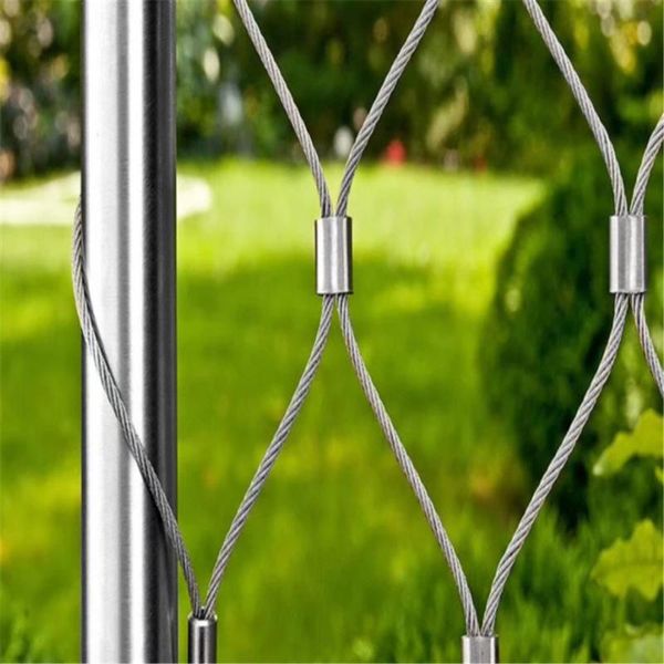 fencing, trellis & gates factory price flexible stainless steel wire rope mesh cable webnet for balustrade or railing
fencing, trellis & gates factory price flexible stainless steel wire rope mesh cable webnet for balustrade or railing