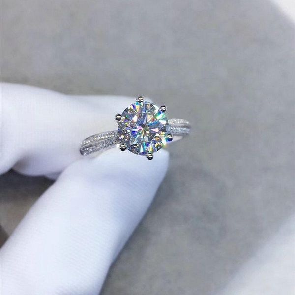 cluster rings moissan diamond ring 18k gold inlaid with ultra-white d color jewelry female silver 925, Golden;silver
cluster rings moissan diamond ring 18k gold inlaid with ultra-white d color jewelry female silver 925, Golden;silver