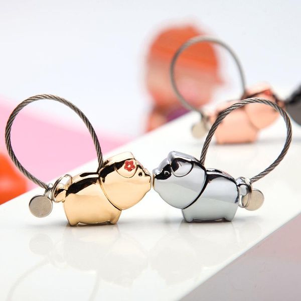 keychains 2021 one pair of pig couples keychain lovers key ring women's bag charm gift trinket pendant for car chain, Silver
keychains 2021 one pair of pig couples keychain lovers key ring women's bag charm gift trinket pendant for car chain, Silver